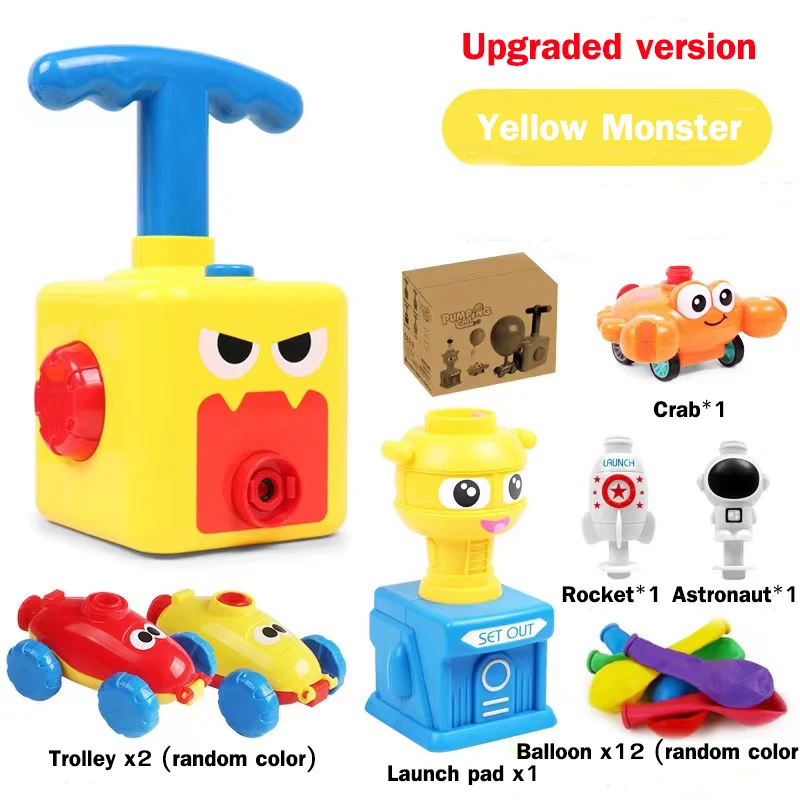 Новая игрушка "Башня для запуска воздушных шаров на ракете" для веселой обучающей инерции и воздушной мощности автомобиля научно-исследовательский экспериментальный набор для детей-подарок.