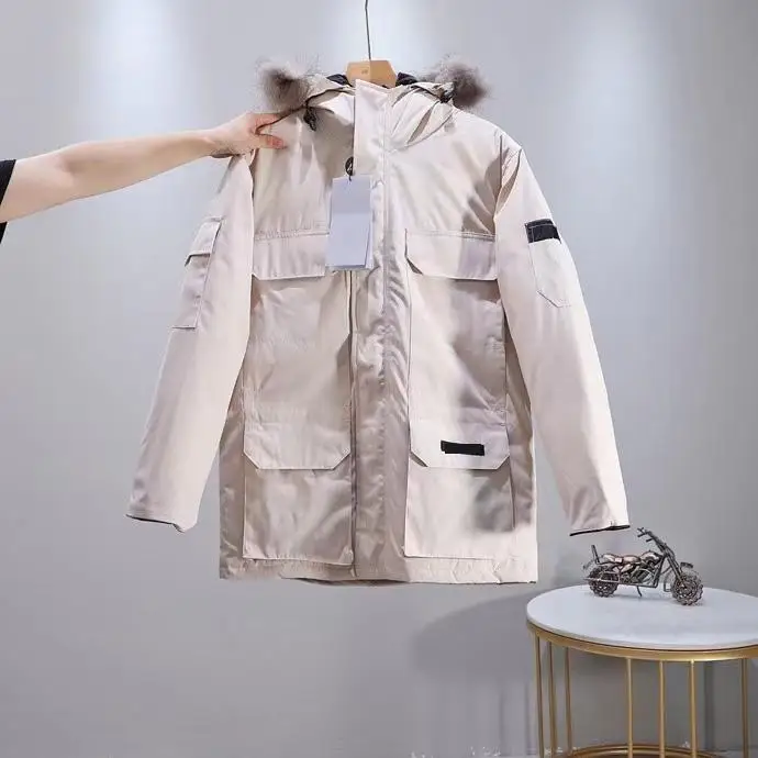 New Fashion Casual Winter Jackets Parka Winter Hooded Jacket Waterproof Fabric Men Women Feather Overcoat Down Jackets