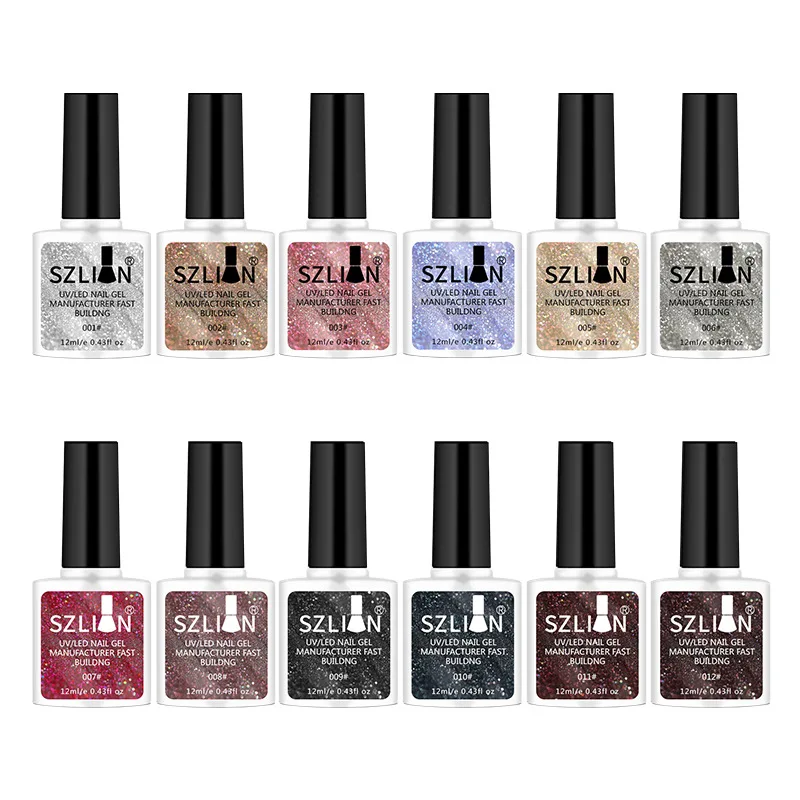 Взрывобезопасный Блестящий полуперманентный лак Born Pretty для маникюра удаляемый