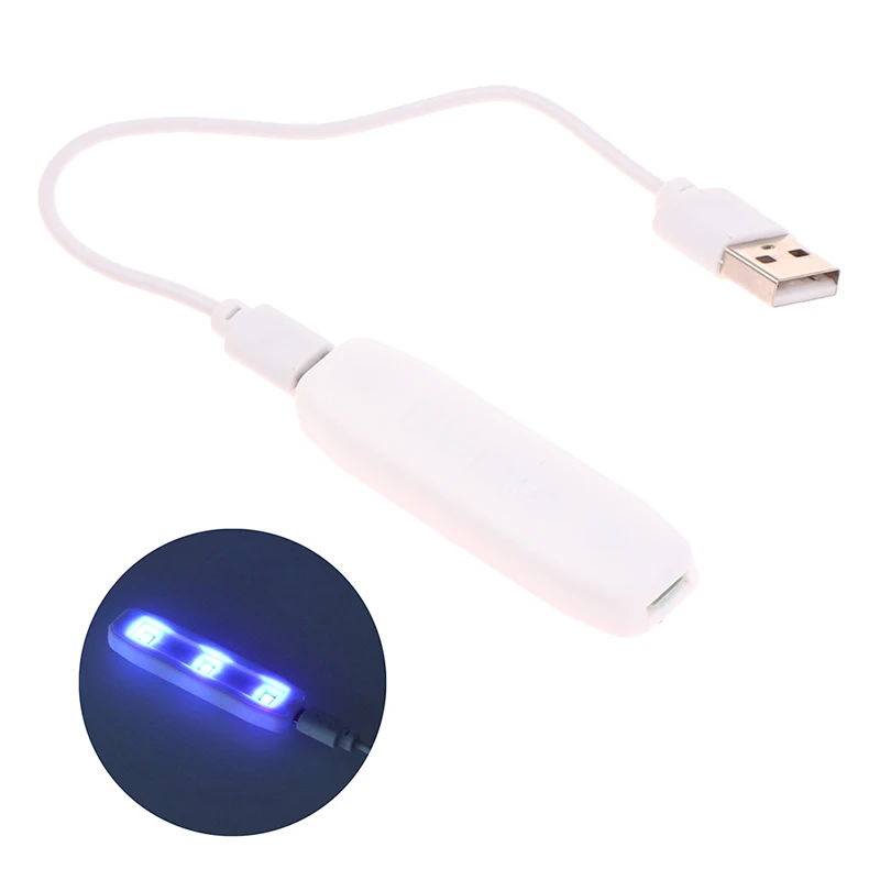 

Миниатюрная Сушилка для ногтей, Портативная USB-лампа с микро УФ светодиодами для сушки гель-лака для ногтей, складной лак для ногтей, быстрая сушка