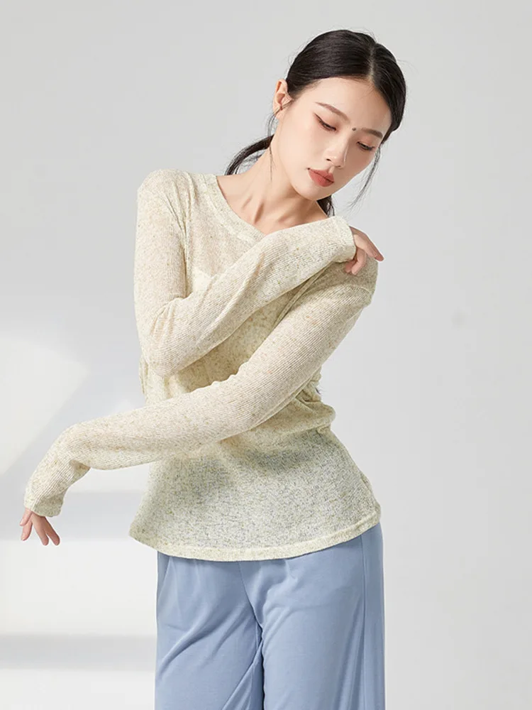 Футболка для латиноамериканских танцев свободного покроя