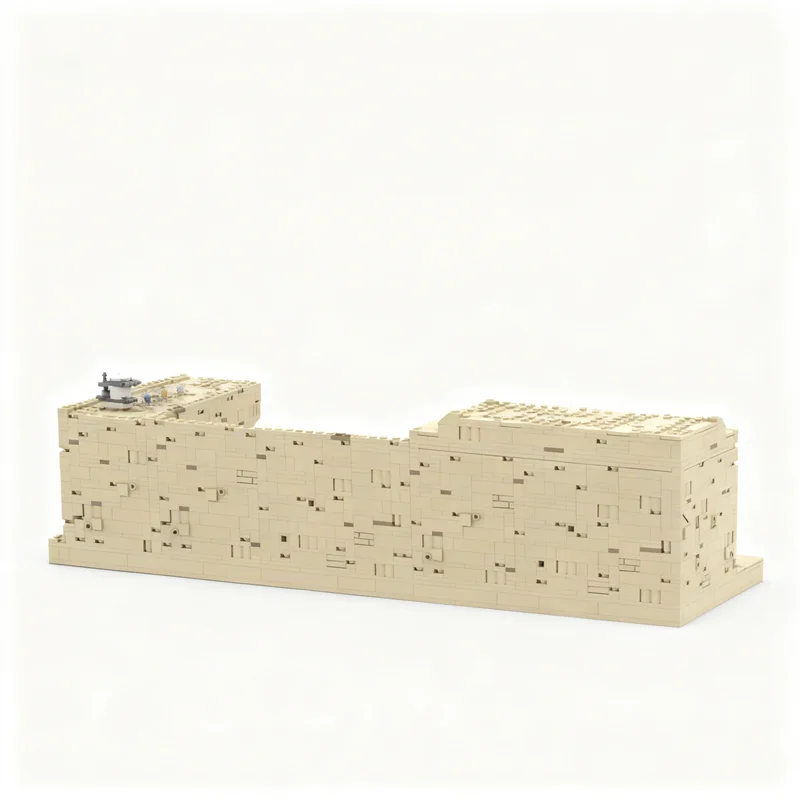 Фото 2693 детали MOC Mos Eisley SWII Revisited Star Battle, модель из строительных блоков, конструктор, рождественский подарок, игрушка на день рождения, 3D-конструктор №2