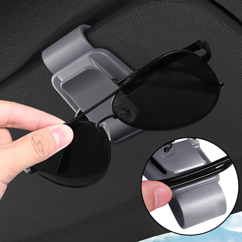 Автомобильный держатель для очков зажим внутренний многофункциональный