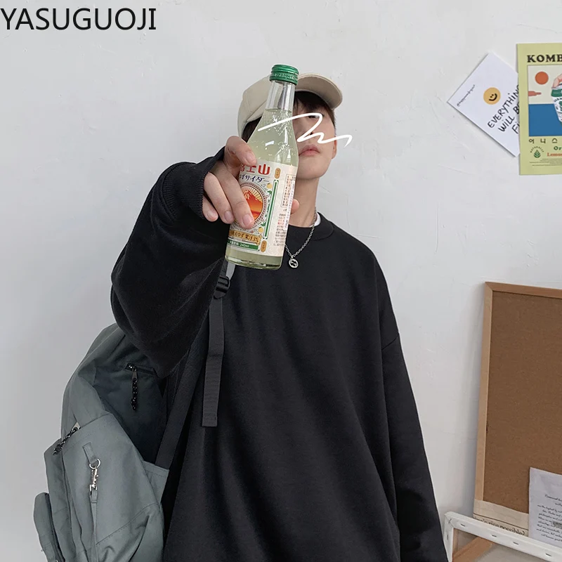 Мужские толстовки YASUGUOJI свитшоты большого размера d 2022 мужская и женская уличная