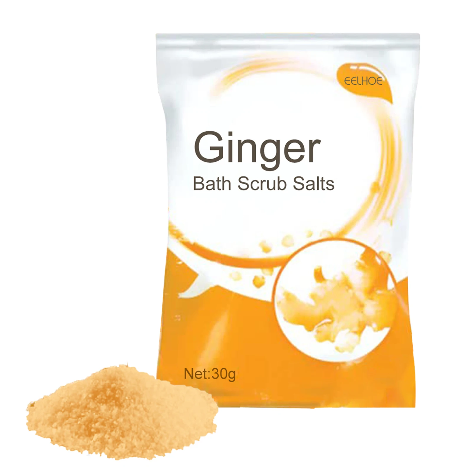 

Ginger Bath Scrub Salts Detoxify Bath Salt Reducing Swelling Moisturizing Skin Lymph Detoxify Ginger Bath Scrub Salts Exfoliator