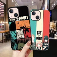 spy x family anime phone case for iphone 11 12 13 pro xr 7 8 6 6s plus se 2020 x xs max cover fundas coque protection shell
