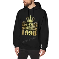 legends are born in 1998 24 years for 24th birthday gift hoodie sweatshirts harajuku clothes 100 cotton streetwear hoodies