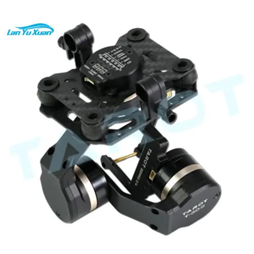 

Tarot 3D III Metal CNC 3 Axis Brushless Gimbal PTZ for GOPR 3/3+/4 Camera FPV RC Drone TL3T01