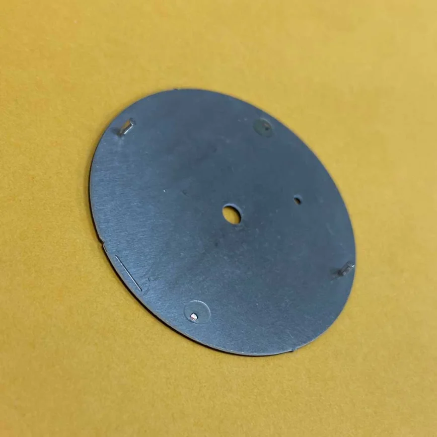 Watch Accessories 35mm Blue Dial Green Luminous Suitable for Japanese NH35/46/7S Movement Watch Dial