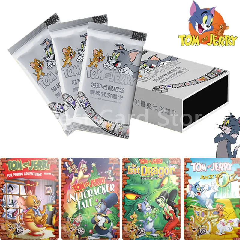

Anime Original Tom and Jerry Commemorative Collection TCG Card Box Rare limited Edition KSP Character Cards Toy Kids Hobby Gift