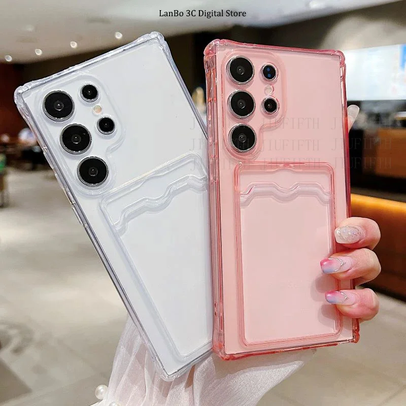 Фото Роскошный силиконовый прозрачный чехол для карточек для ViVO Y02 S Y16 Y15S Y17 2019 Y20 Y21 Y335 Y31 Y35 Y22 V23 V27 E S16 Pro X80 X90 Plus №1