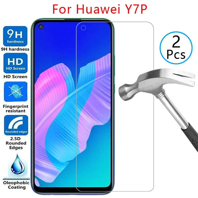 Защитная пленка из закаленного стекла для huawei y7p чехол на huaweiy7p huawey y 7p 7 y7 p yp7 7yp