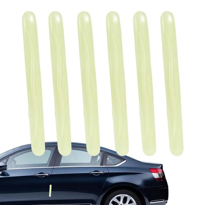 

6 шт., универсальные автомобильные накладки на зеркало заднего вида с защитой от царапин