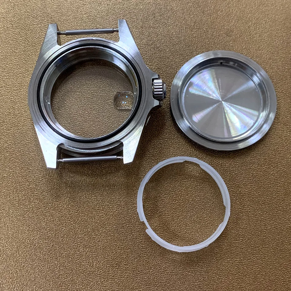 42mm Watch Case 316L Fine Stainless Steel Case Sapphire Glass Fit Japan Miyota 8215,8205 Movement Modification Watch Case