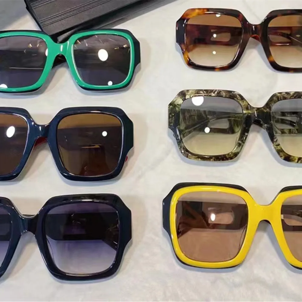 

High Fashion Ladies Sunglasses 2022 New Products UV Protection Fashion Large Square Sunglasses