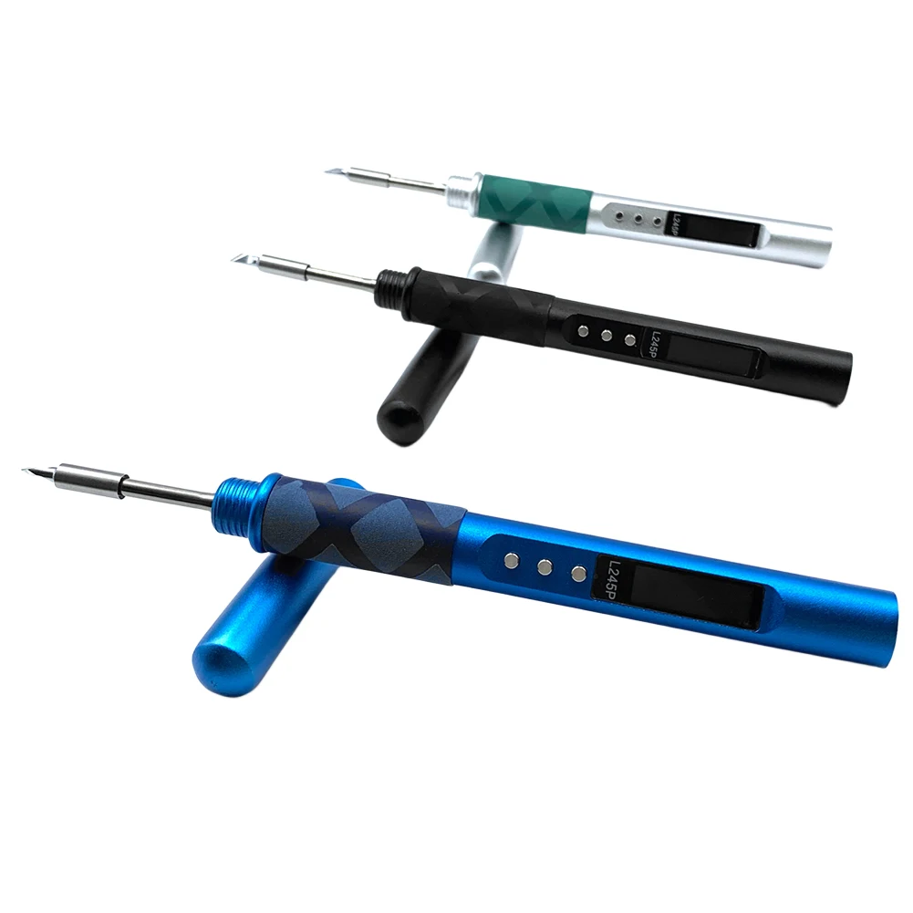 

PD 65 Вт быстрый нагрев паяльник портативный L245P умная паяльная ручка OLED цифровой DC 90 Вт совместим с JBC245 L245 электронный ремонт