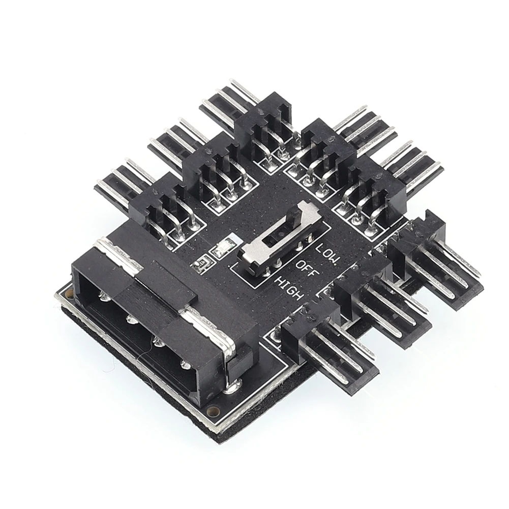 Ручной контроллер скорости вентилятора шасси от 1 до 8 чехол для компьютера