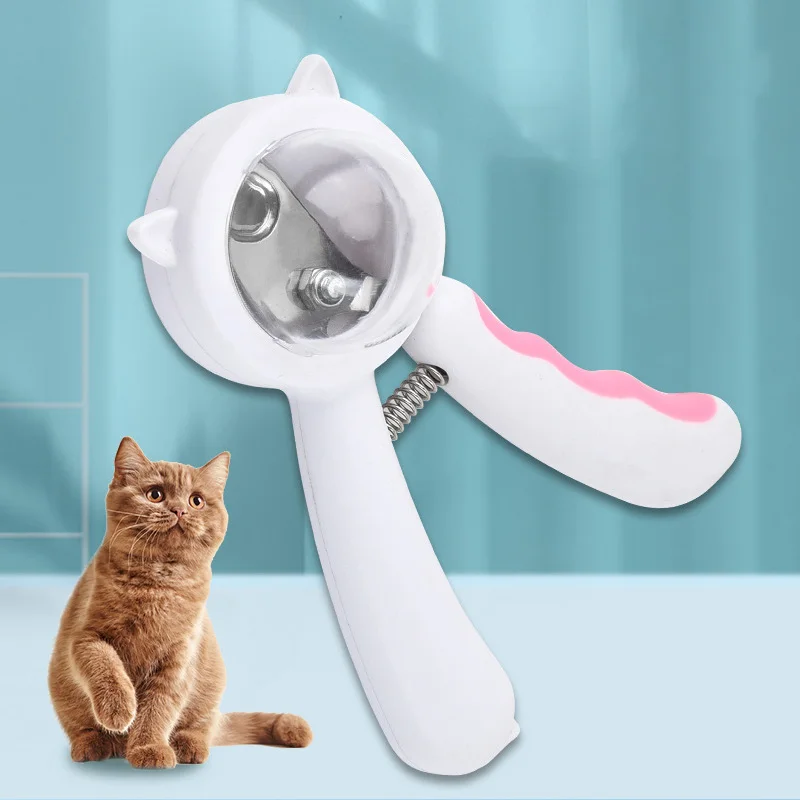 

Dog Nail Clippers Splash Proof Portable Pet Nail Toe Claw Clippers Scissors Cosmetic Tools for Small Animals Cat Supplies