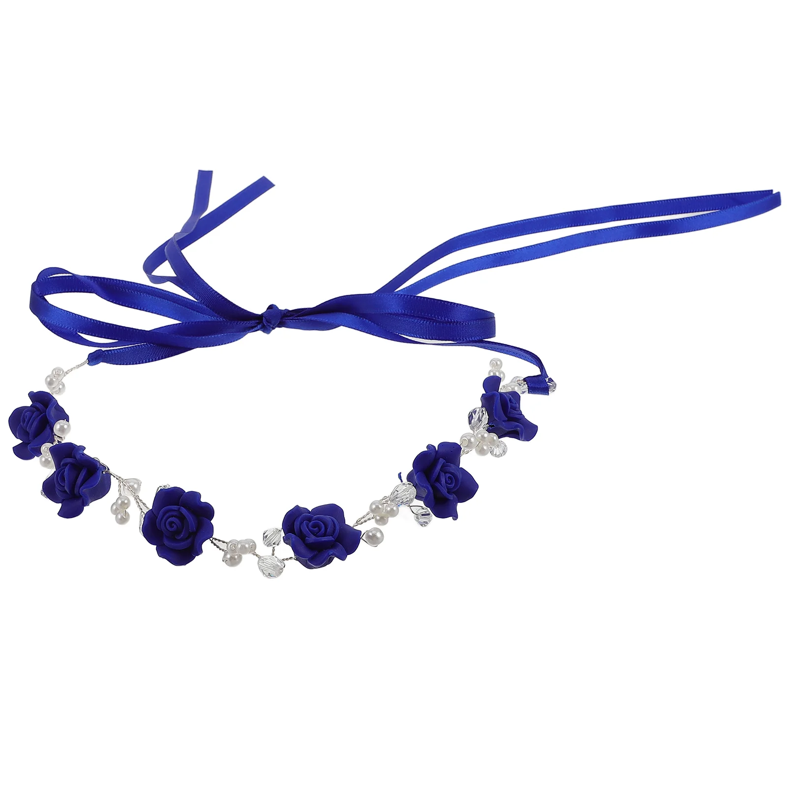 Полимерная керамика повязка на голову с цветком тиара для трупа невесты