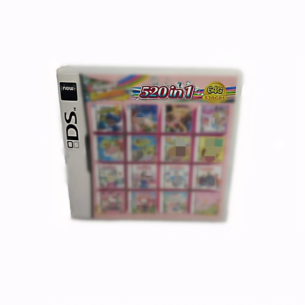 

Картридж игровой супер комбинированный для DS NDS NDSL NDSi 3DS 2DS XL, 520 в 1