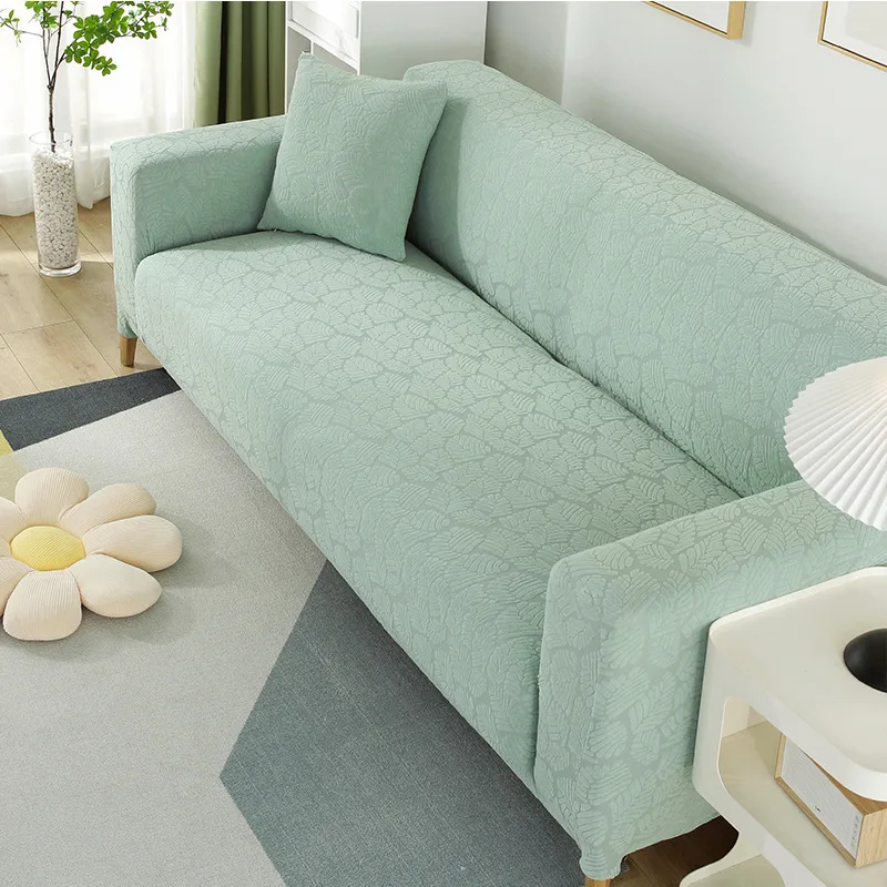 

2022 new thickened all-inclusive stretch single three-person solid color waterproof non-slip simple sofa cover
