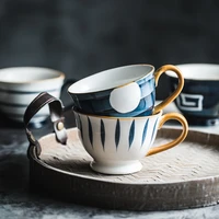 nordic ins underglaze color hand painted milk oatmeal breakfast cup coffee cup water cup ceramic household mug