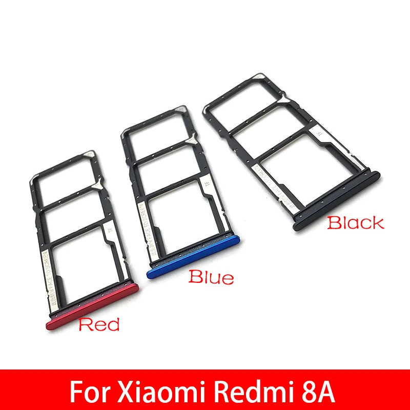 Новинка держатель Micro Nano SIM-карты лоток Слот адаптер гнездо для Xiaomi Redmi 8 8A Note Pro +