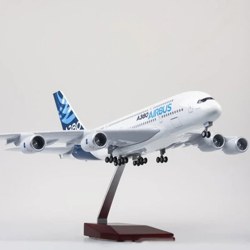 Модель самолета модели Аэробус A380 в масштабе 1:160 см модель из искусственной смолы