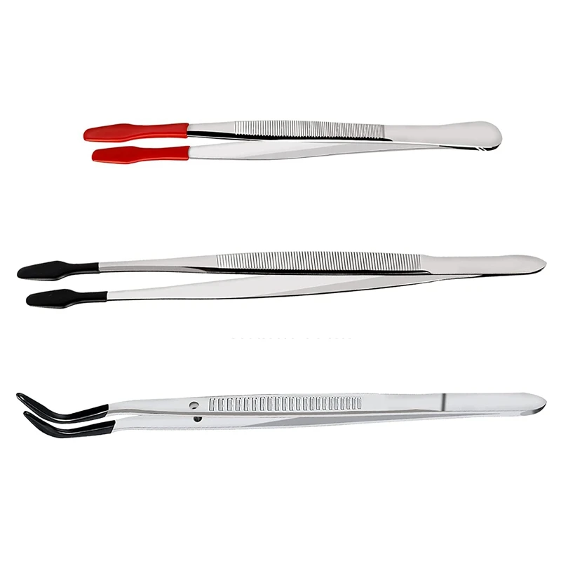 

Пинцет с покрытием для точных работ, 3 шт.