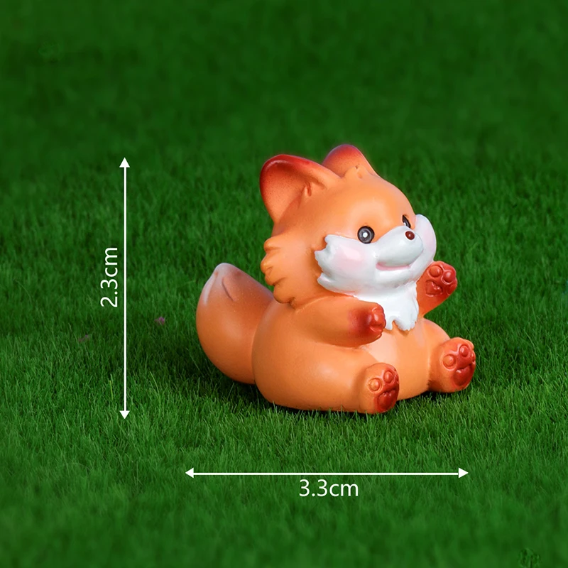 Микро-ландшафт с лисой и кроликом GJCUTE