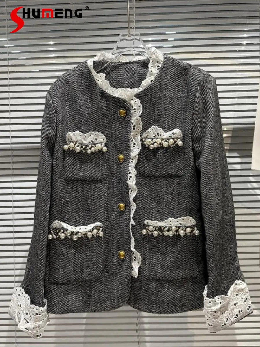 

Женская Стеганая куртка с длинным рукавом, Осень-зима