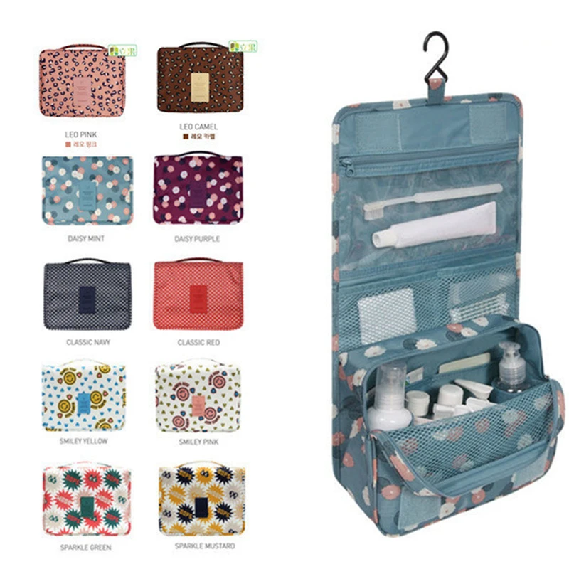 

Косметичка женская многофункциональная, дорожный водонепроницаемый органайзер для туалетных принадлежностей, дамская сумочка для хранен...