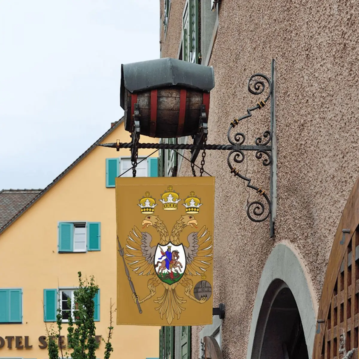 Российские украшения для двора государственного сариста флаги сада праздничные