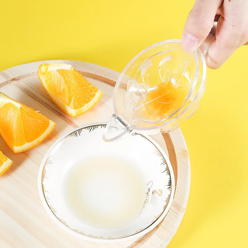 Lemon Squeezer Lemon Juicer Manual Portable Blender Lemon Boat Shape Citrus Juicer Home Anti-Slip Lemon Clip Kitchen Accessories