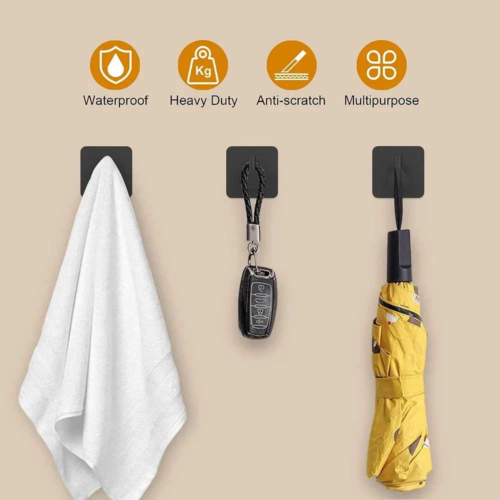 6 шт. настенные крючки для полотенец кухни и офиса