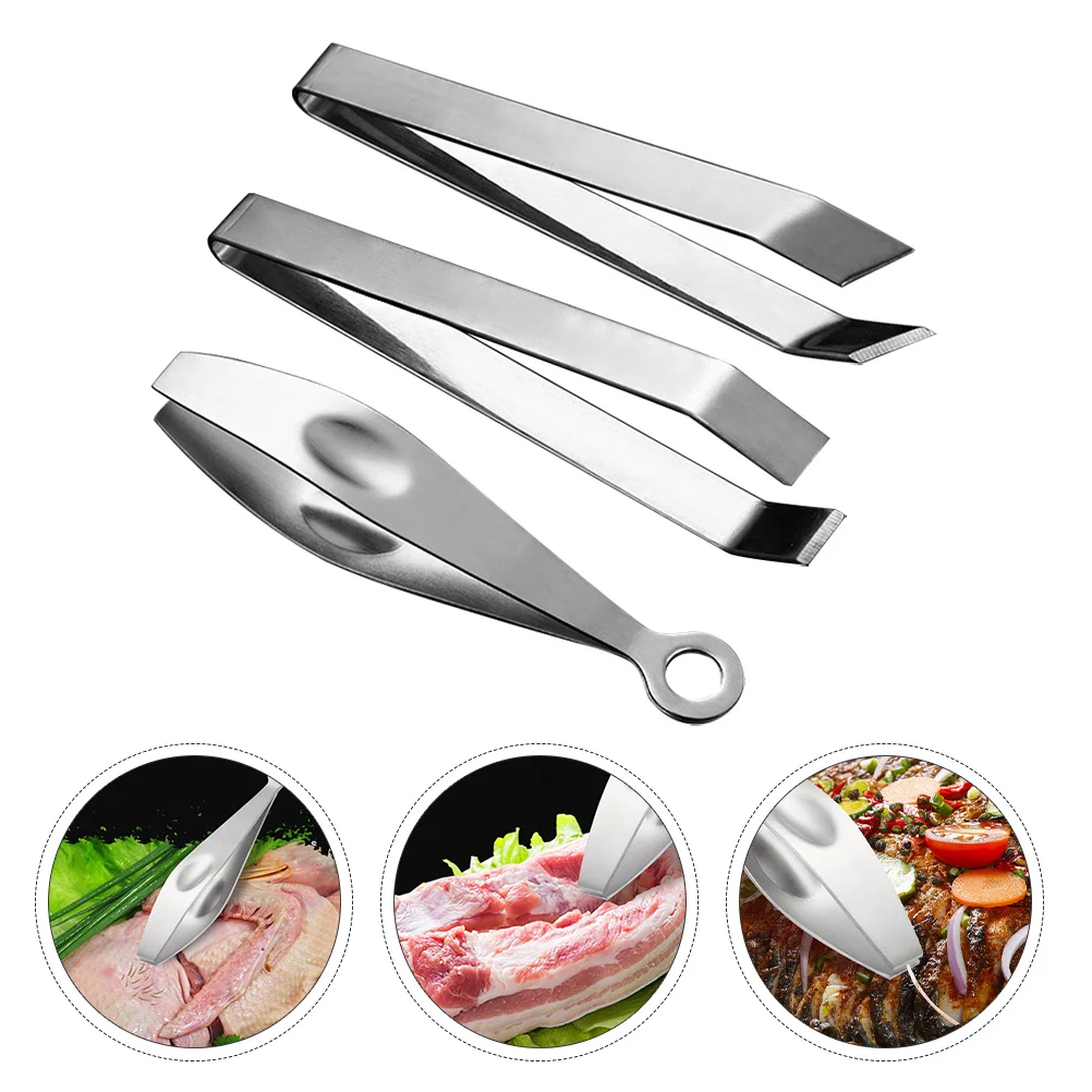 

Kitchen Bones Japanese Pin Tongs Fishbone Hair Chef Tip Sea Slant Deboning Removing Pliers Bone