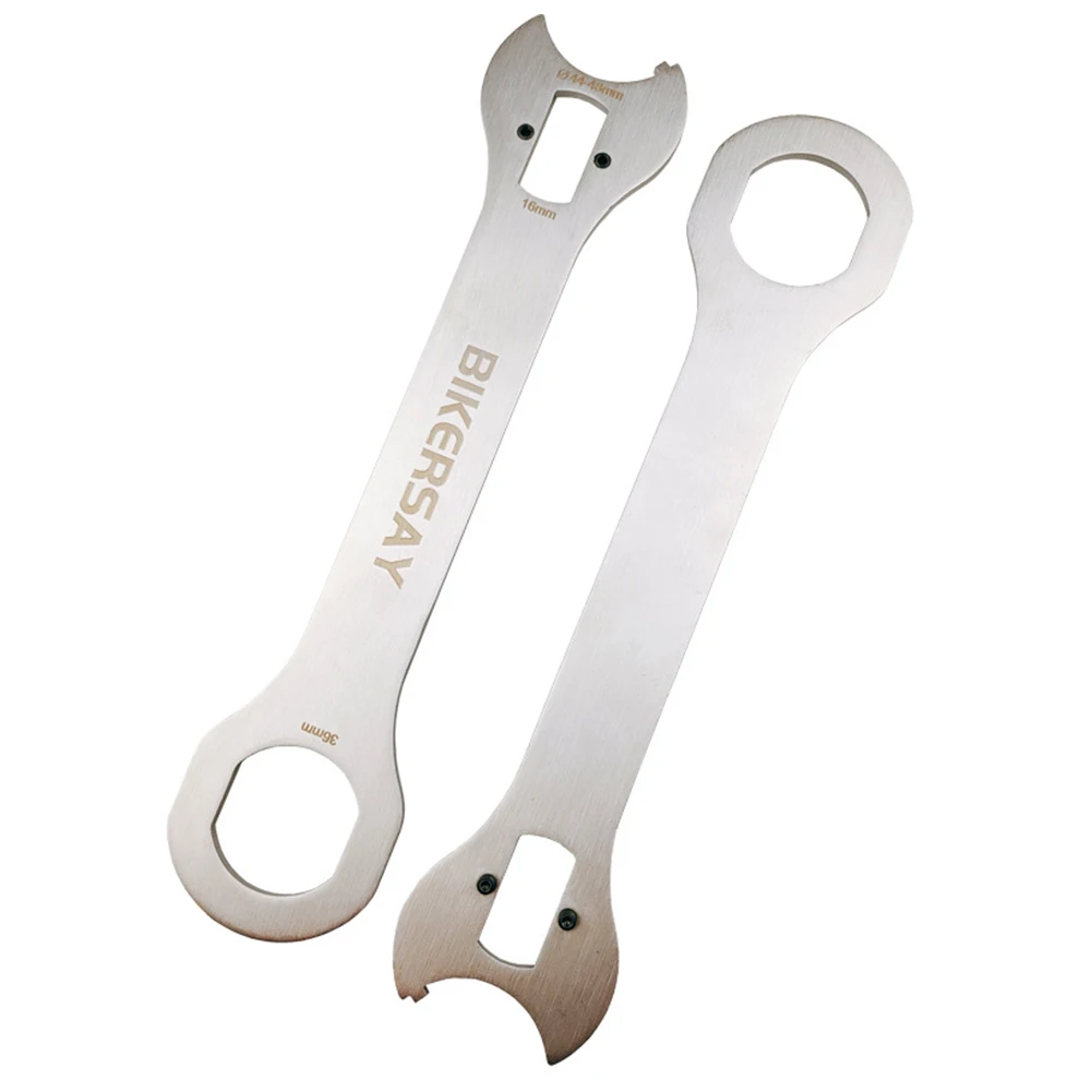

Repair Tool Pedal Repair Wrench Lock Ring Spanner Stainless Steel 275*60*4mm Bicycle Wrench Bottom Bracket Crankset