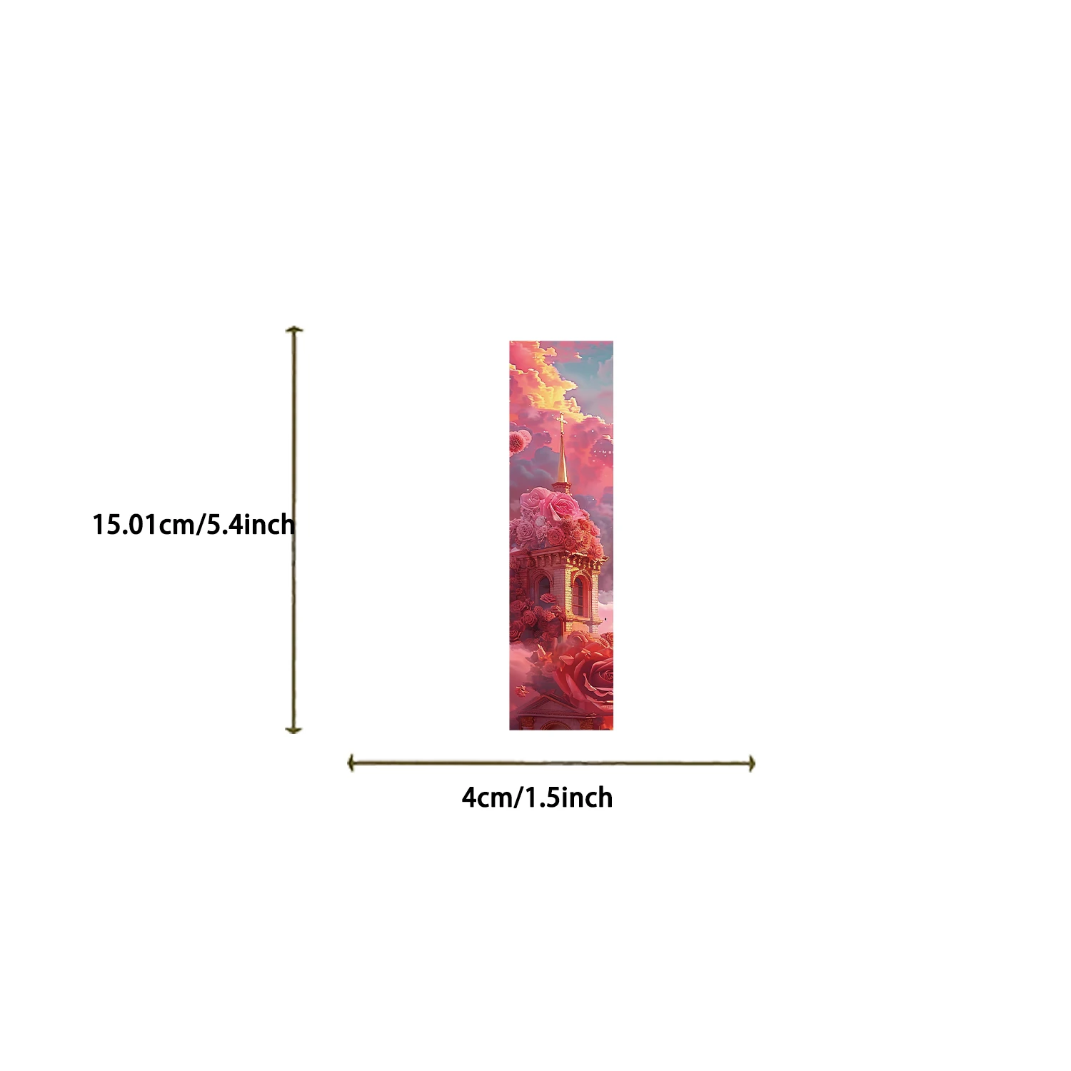 Закладки для книг в виде цветов 30 шт