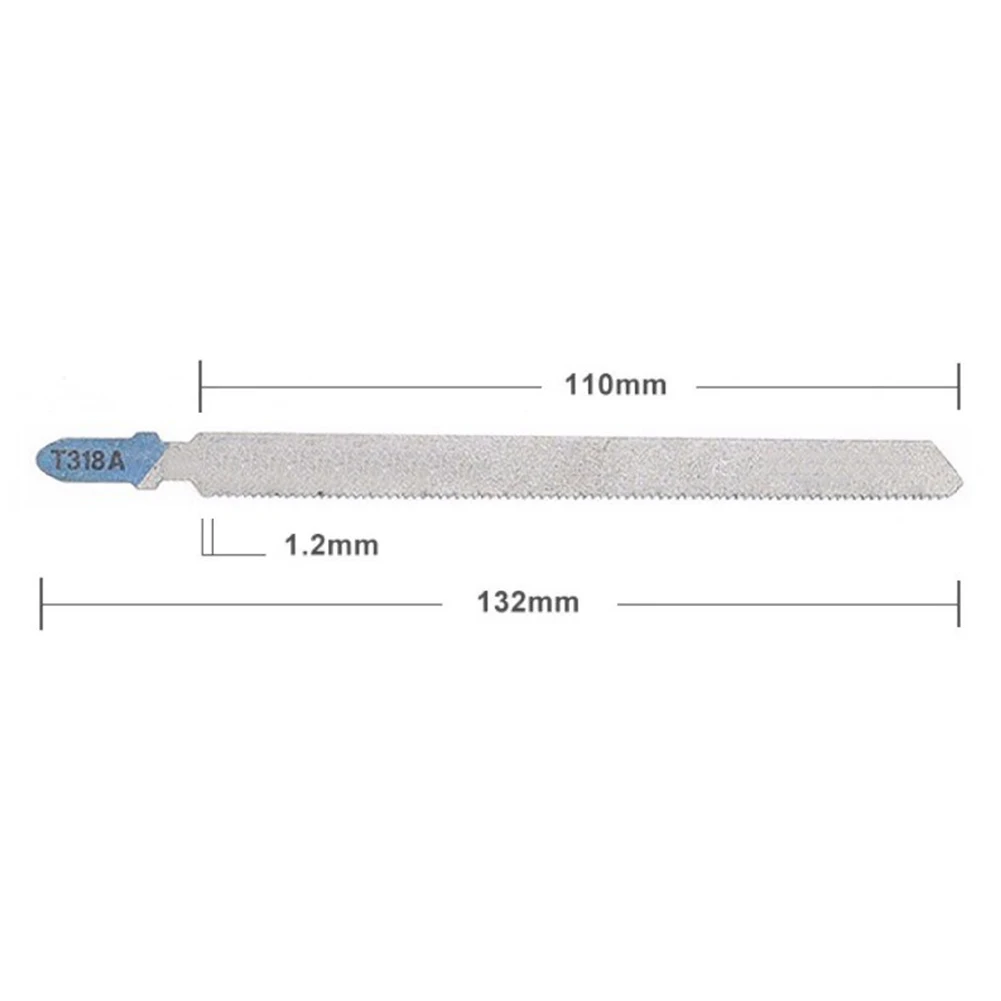 

10PCS 132mm T318A HSS Jigsaw Blades Reciprocating Saw Blades For Wood PVC Fibreboard Thin Metal Cutting Power Tool Accessories