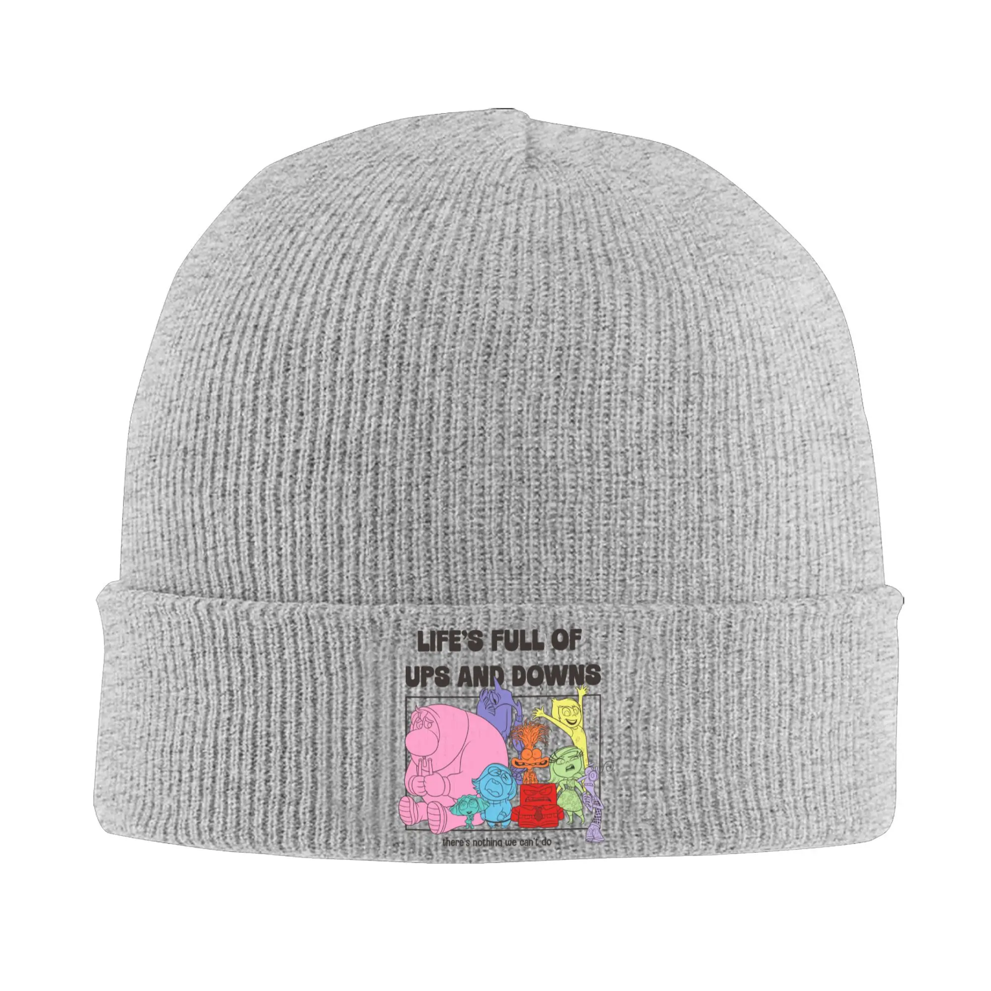 Шапки на заказ Inside Out Ups and Downs вязаная шапка в стиле хип-хоп для мужчин и женщин