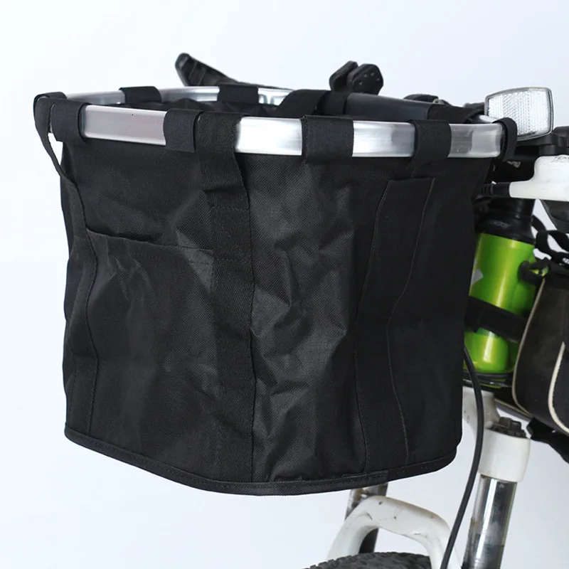 

Bike Bag Bicycle Basket Bicycle Knapsack Aluminum Alloy Frame Carrier Bike Front Carrier Bag Pet Pouch Outdoor Rucksack