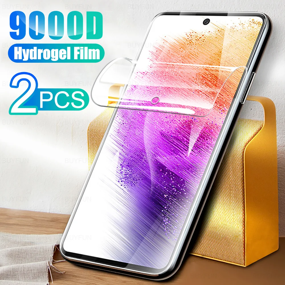 

Гидрогелевая пленка для Samsung Galaxy A73 5G 6,7 дюйма, Защита экрана для Samsung A73 Samsun A 73, защитная пленка, не стекло, 2 шт.