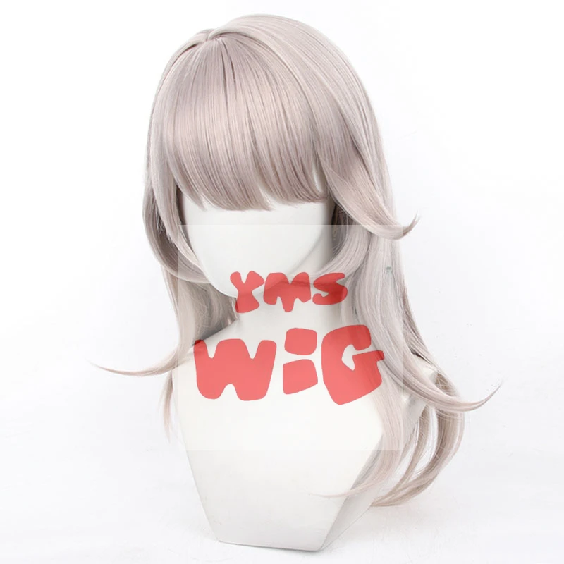 YMS WIG Синтетические волосы Lynette Косплей Парики Genshin Impact Детство 60 см Длинный прямой