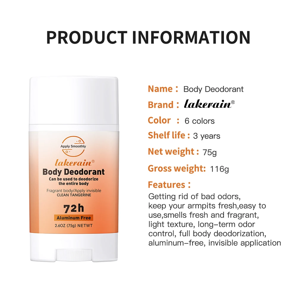 Дезодорант для тела мужчин и женщин 72 часа контроль запахов долгосрочная