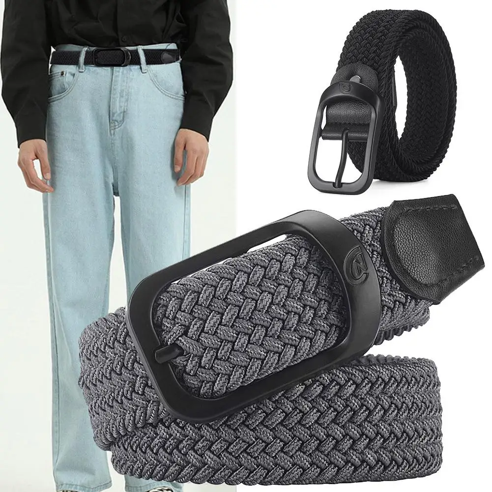 

Пояс B1d4 для мужчин и женщин, Модный Эластичный нетканый пояс с завязками, для молодых студентов и женщин