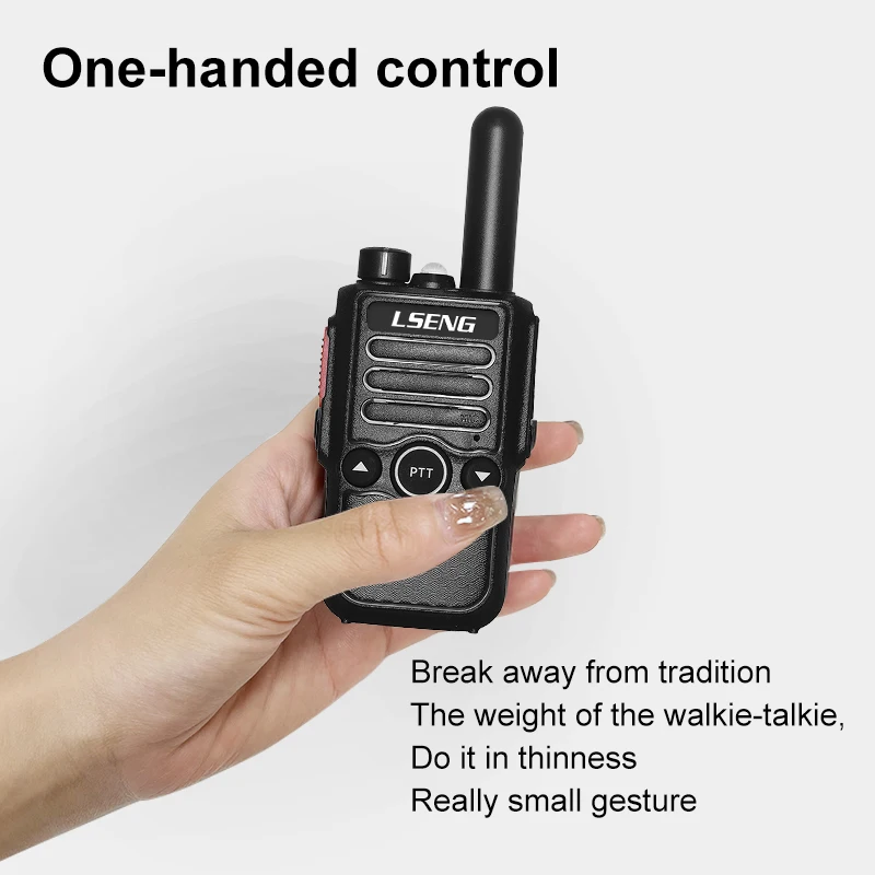 Mini Walkie Talkie 2 or 6pcs PMR446 Rechargeable Walkie-talkies Long Range Portable FRS Two Way Radio for Hunting Restaurant