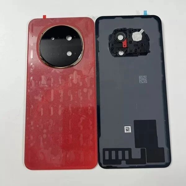 Фото Новая стеклянная задняя крышка корпуса для Oppo A5/A5 Pro, дверца батарейного отсека, задняя панель, чехол, замена клейкой ленты для объектива камеры №5