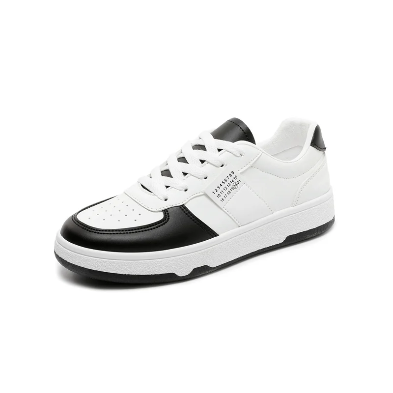 

Spring Autumn Fashion Women Vulcanize Shoes Breathable Lace-up Sneakers Flat Ladies Casual White Board Shoes Zapatillas Mujer