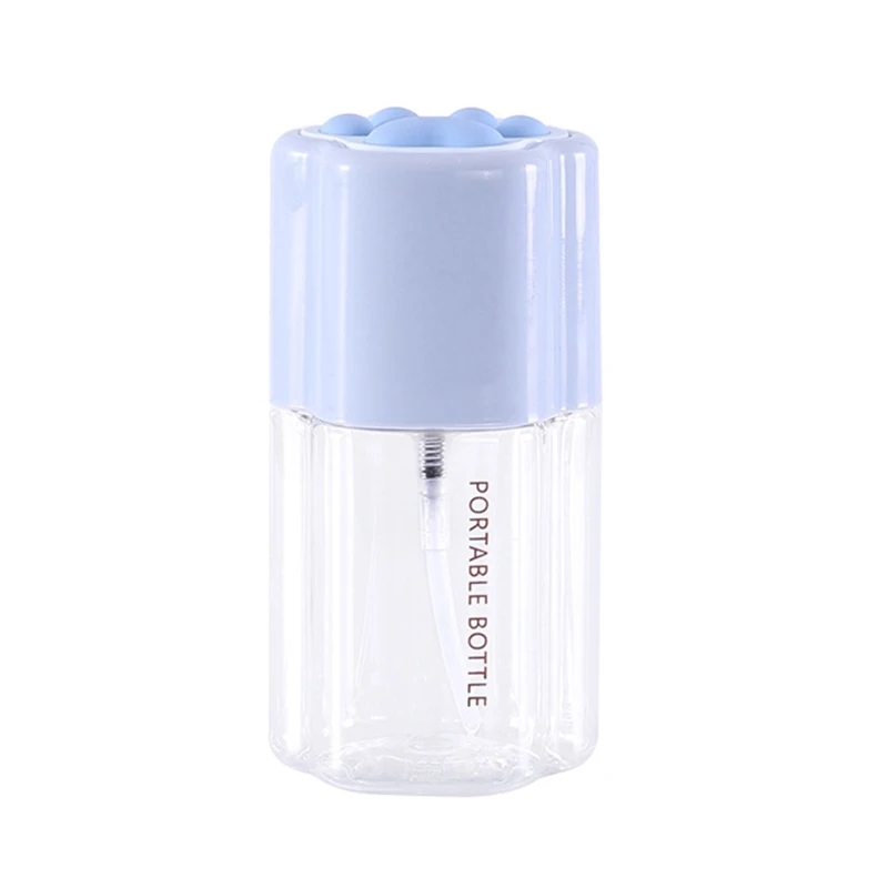 

72ml Cartoon Paw Candy Colors Refillable Perfumes Bottle Empty Cosmetic Spraying Bottles Portable Travel Liner Drop Shipping