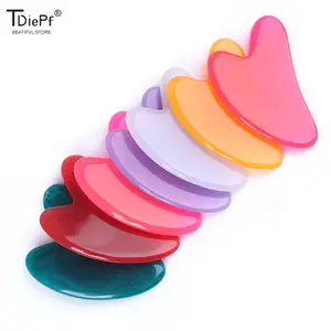 Скребок для массажа лица, иглоукалывание, пчелиный воск, массаж скребком гуаша